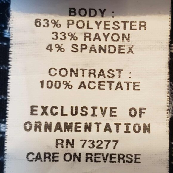 * CANDIE'S * Juniors Small Black & White Striped Button-Up Vest - Picture 10 of 13